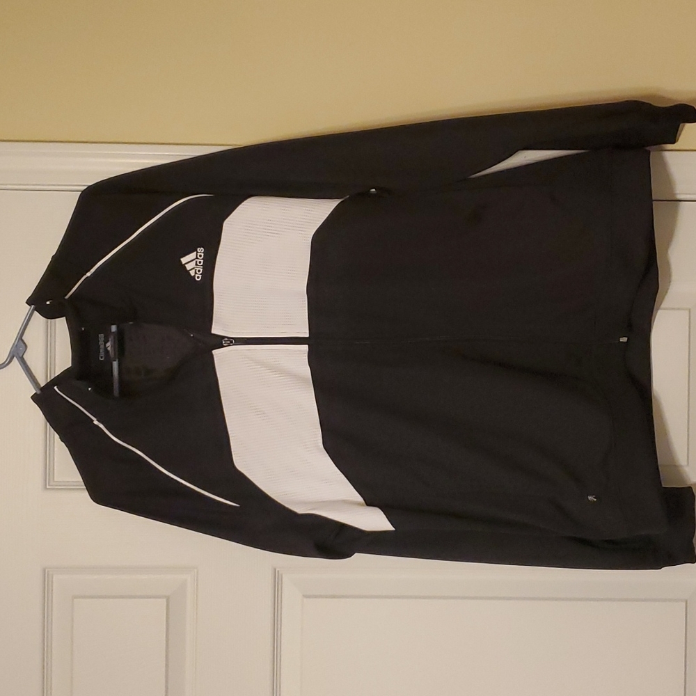 Men's large Adidas ClimaCool zip up light weight jacket